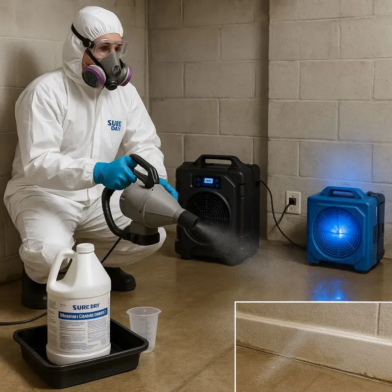 Sanitization and Odor Removal process in Norfolk, MA